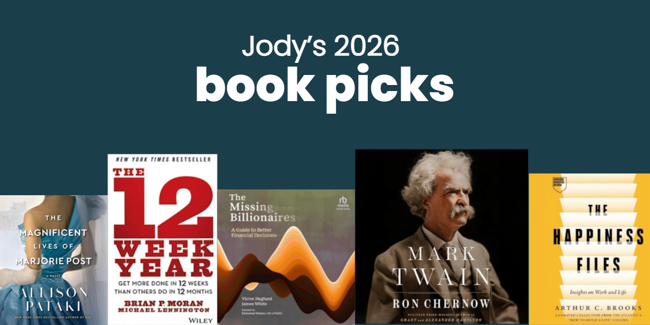 Jody's 2026 Book Picks