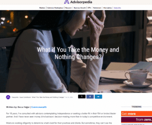 Advisorpedia Webpage