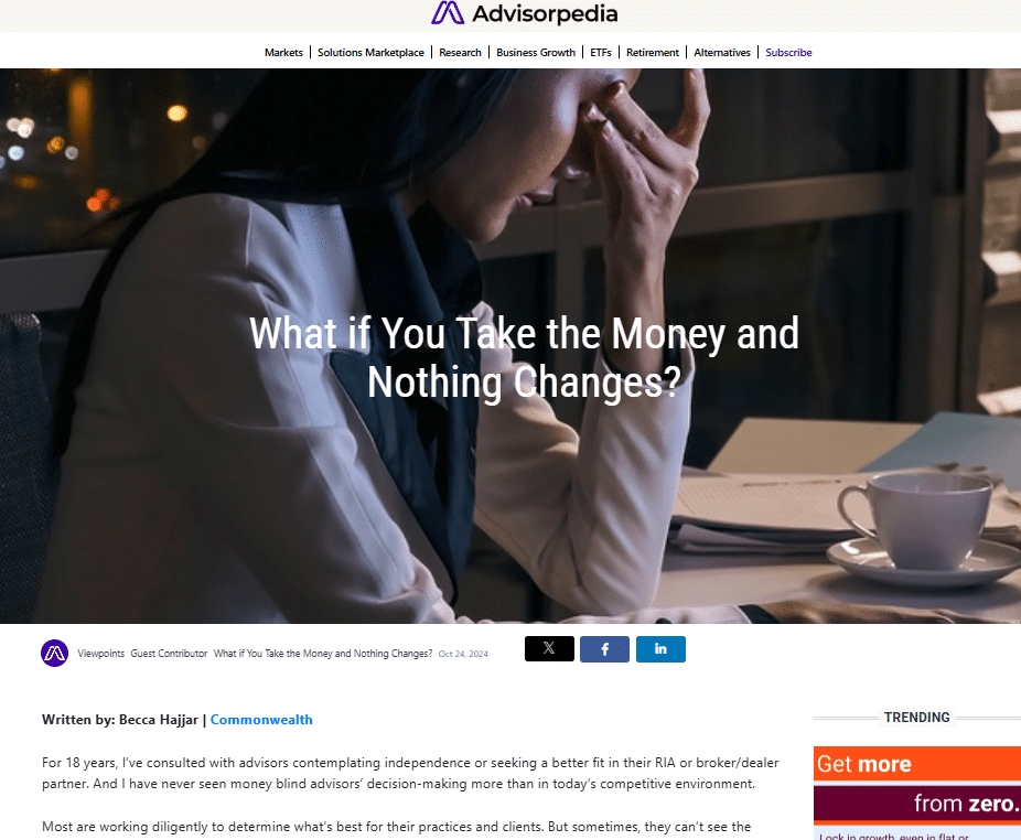 Advisorpedia Webpage