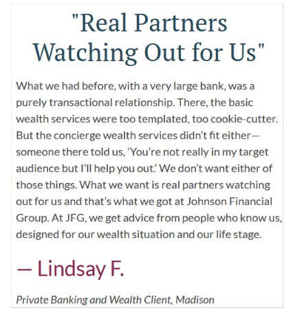 Real partner quote webpage